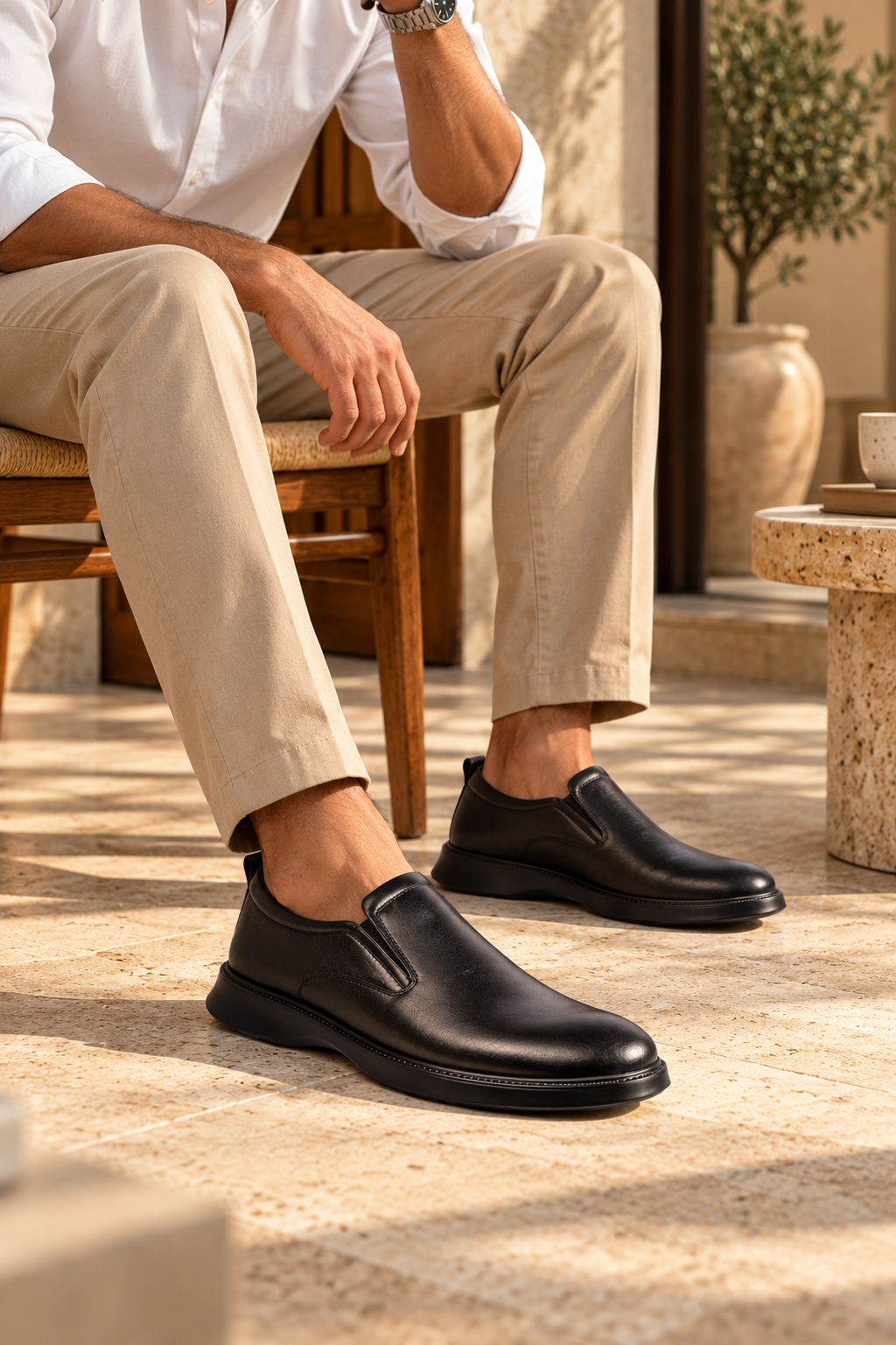 MASSIMO EN CUIR NOIR - CL344