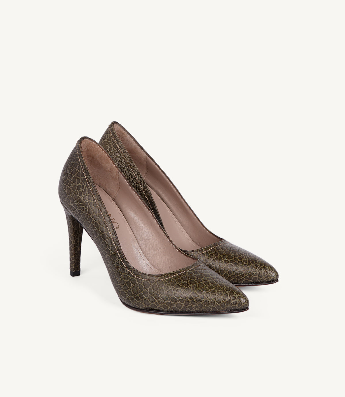 ESCARPIN CELINE CROCO VERT