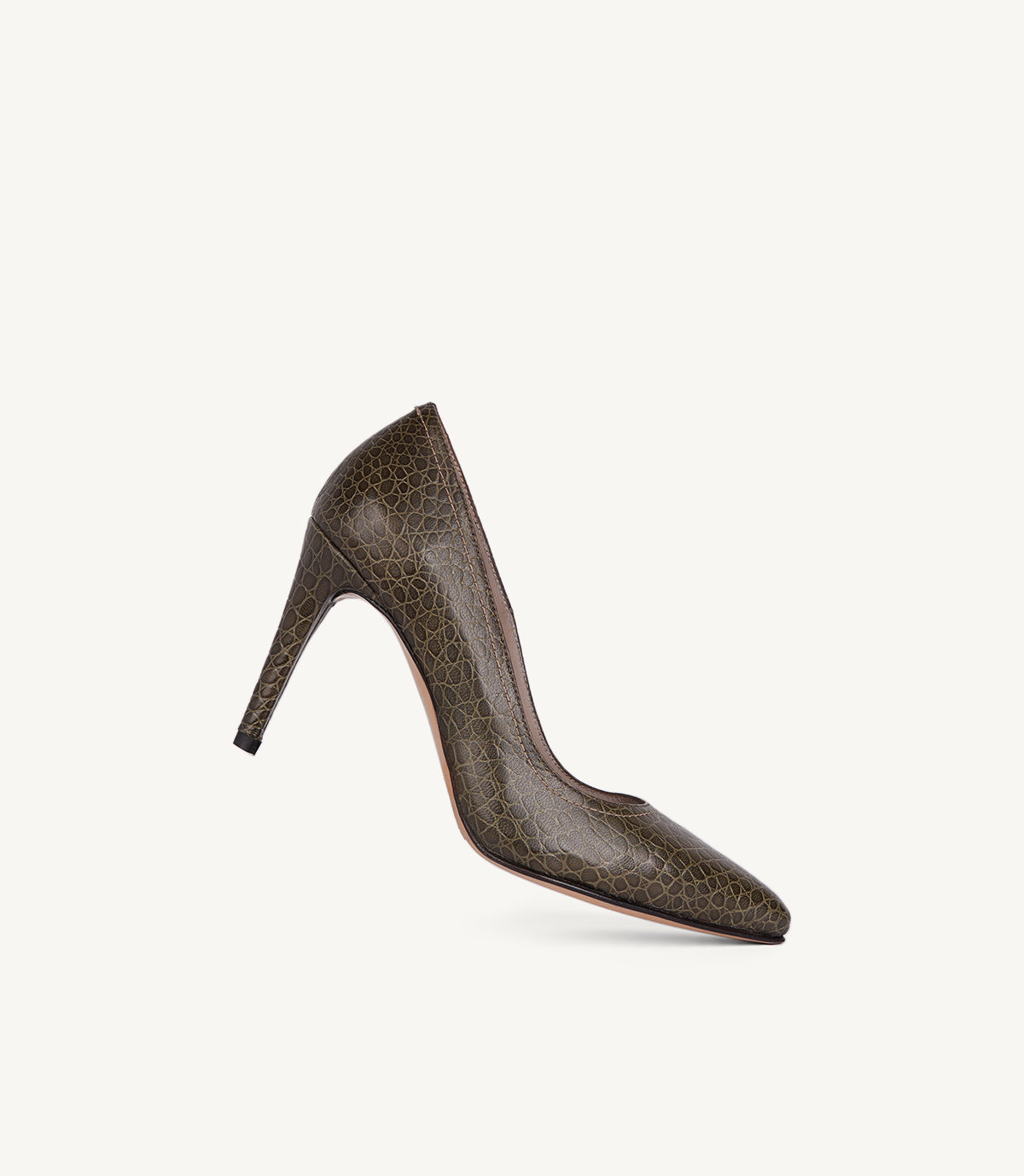 ESCARPIN CELINE CROCO VERT
