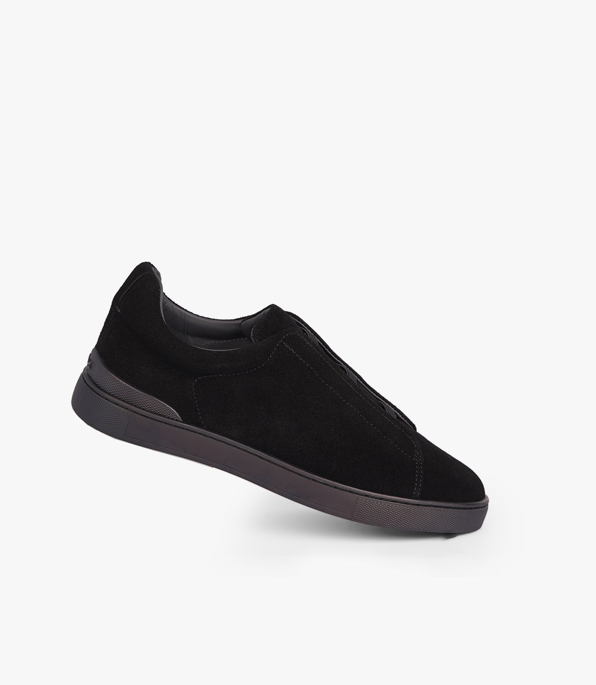 BASKET ELVAN EN DAIM NOIR - CL950