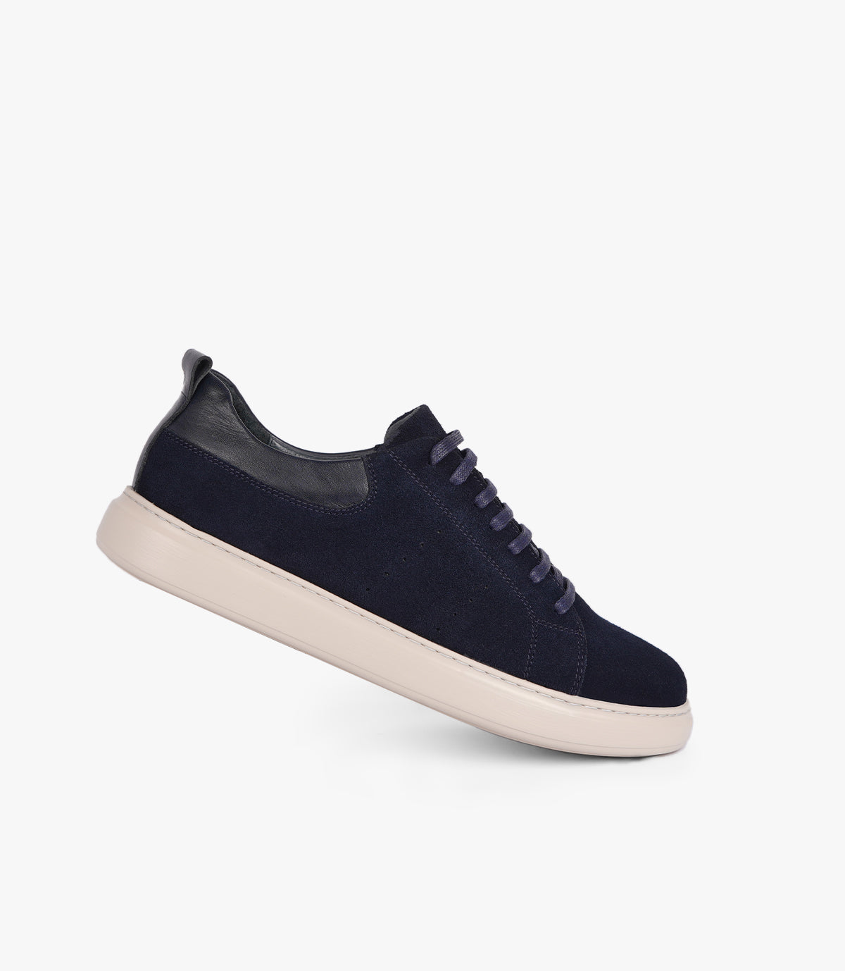 BASKET NOLAN EN DAIM BLEU NUIT - CL103