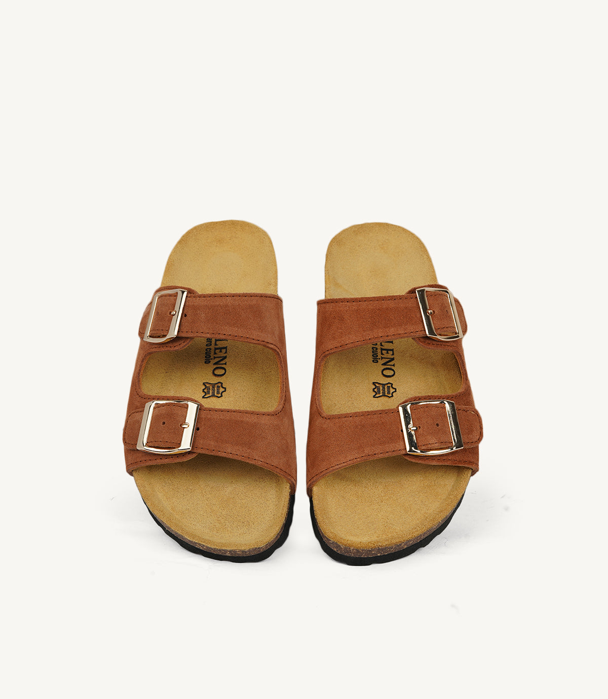 SF04- SANDALES EN DAIM SALAMON