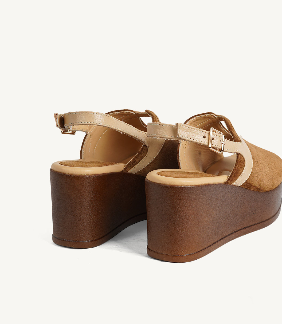 2453 Sandale ELARA ,DAIM TABAC