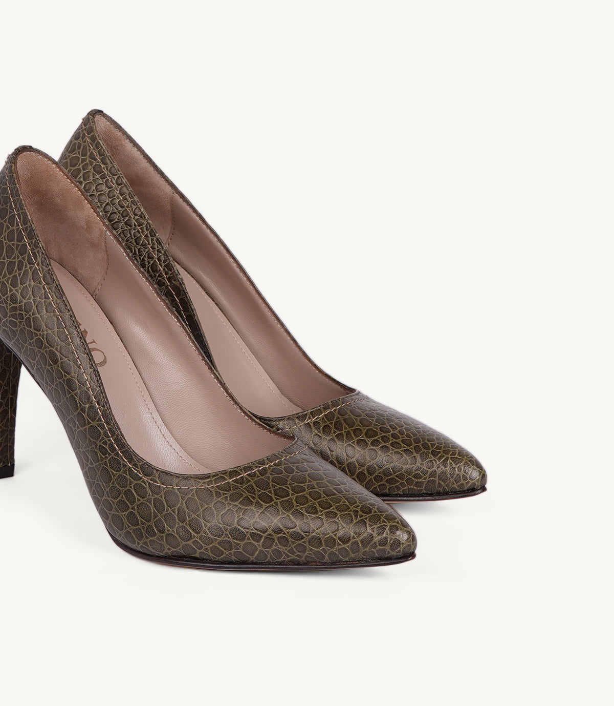 ESCARPIN CELINE CROCO VERT