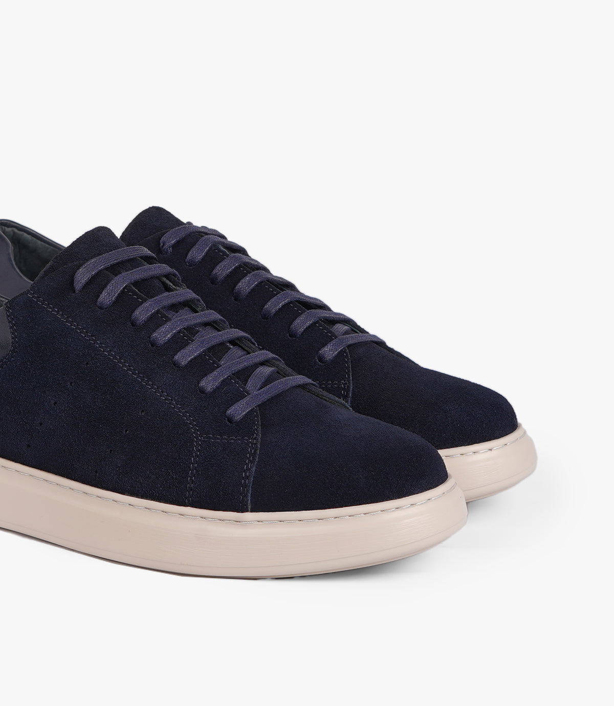 BASKET NOLAN EN DAIM BLEU NUIT - CL103