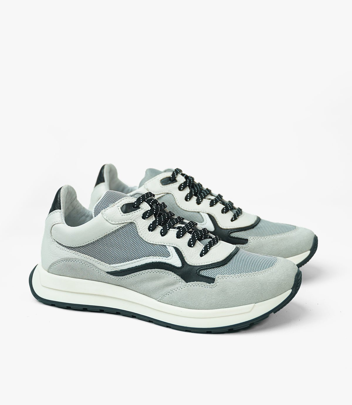 BASKET FLUENT FLEX EN DAIM, GRIS - CL850041