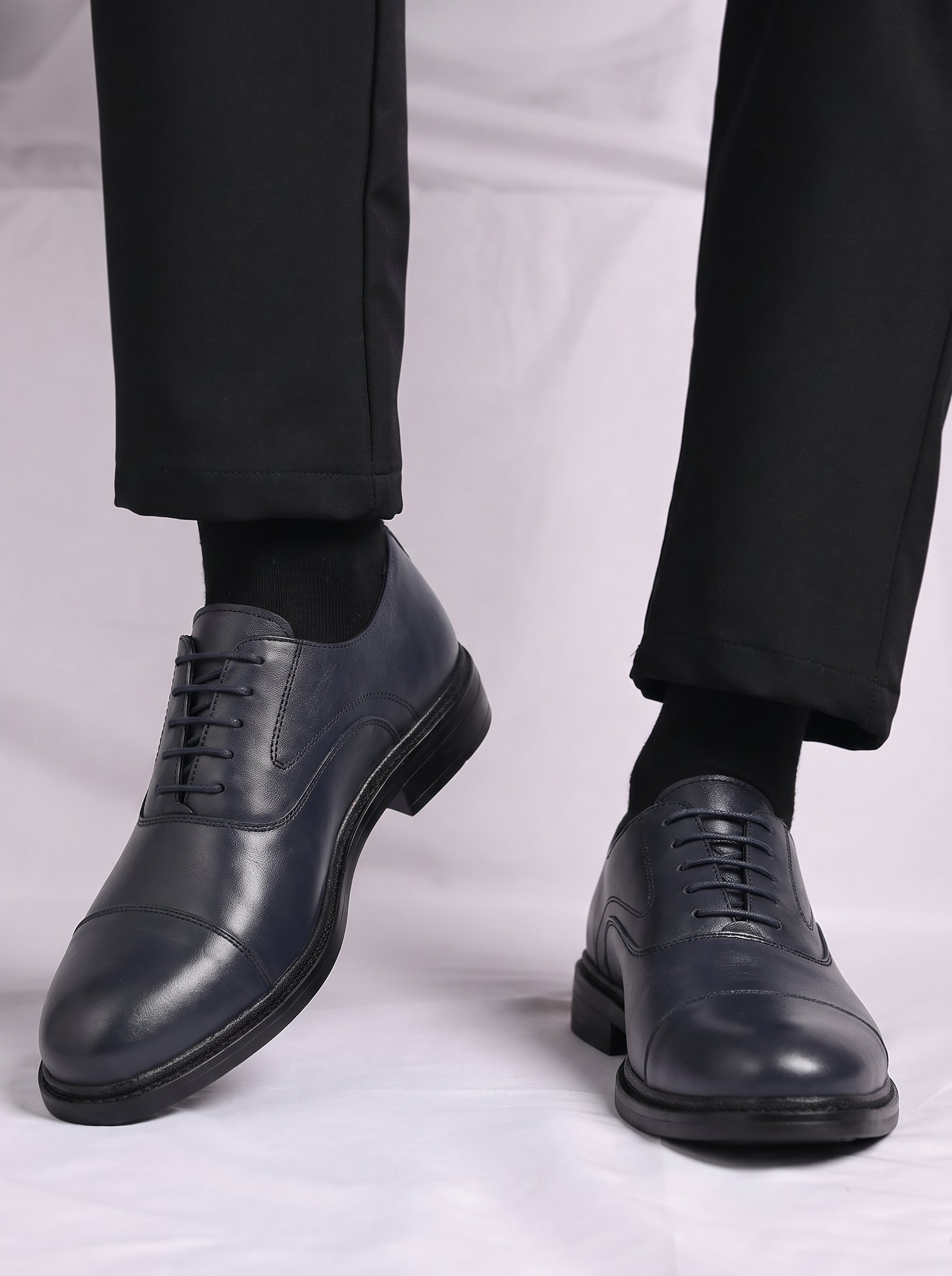 Oxford en Cuir, BLEU NUIT -CL314