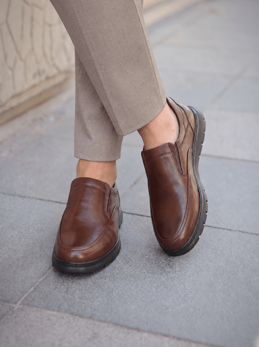 JACOB en Cuir, Marron-CL3089