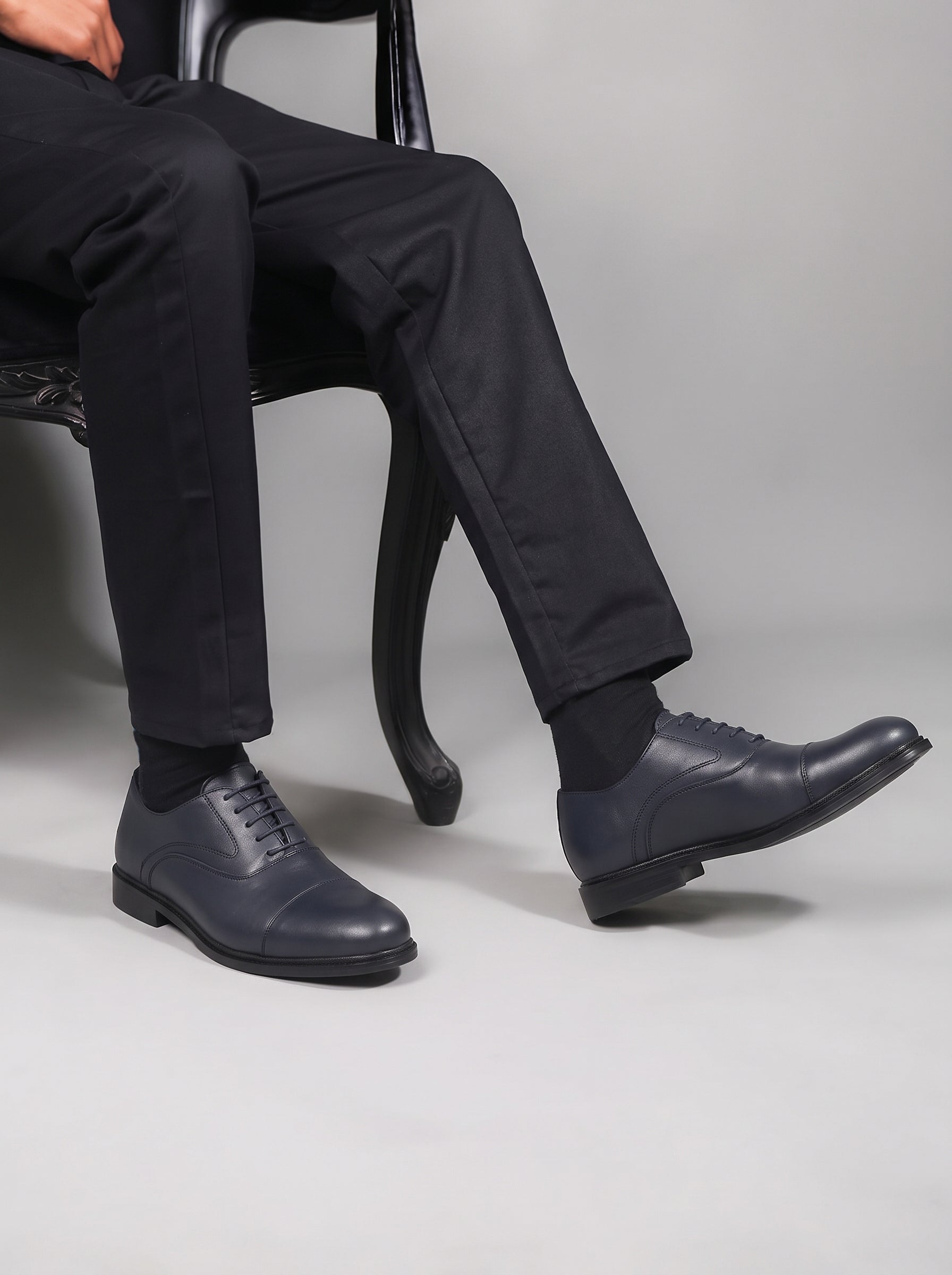 Oxford en Cuir, BLEU NUIT -CL314