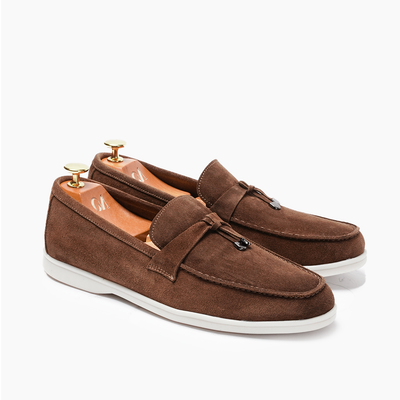 MOCASSIN JET en Daim, Marron – CL3061