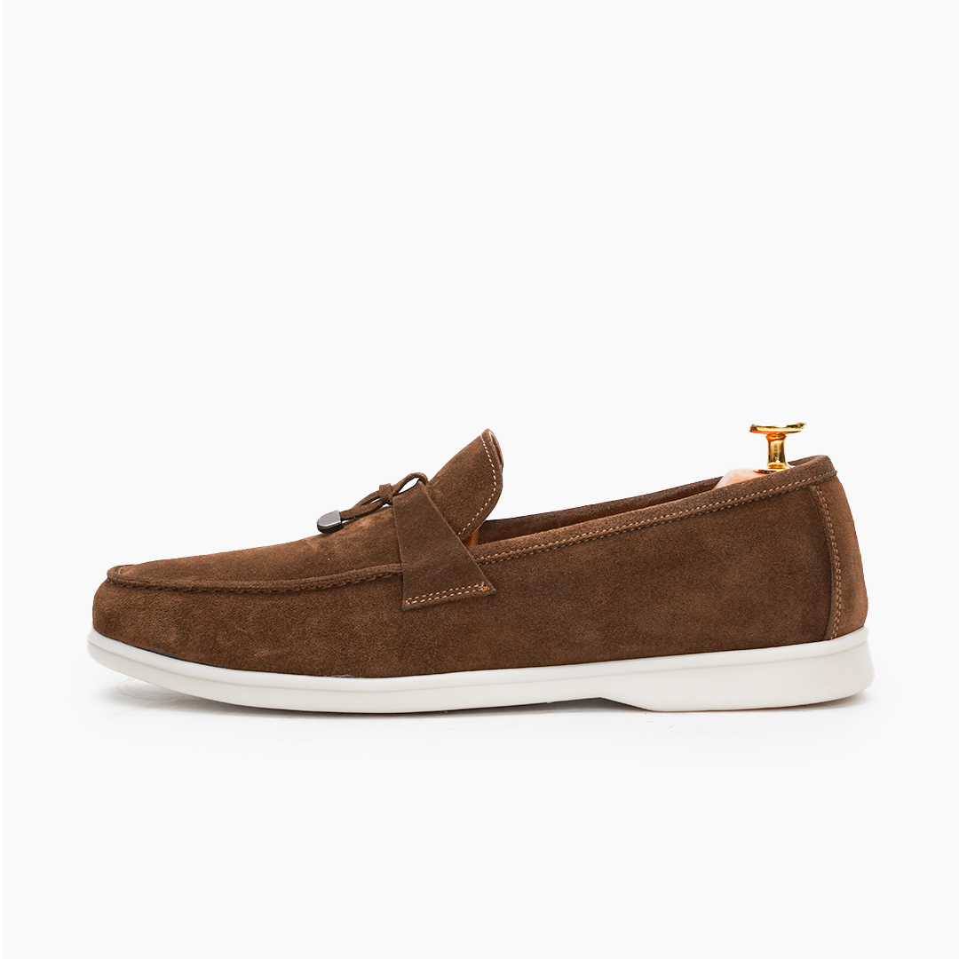 MOCASSIN JET en Daim, Marron – CL3061