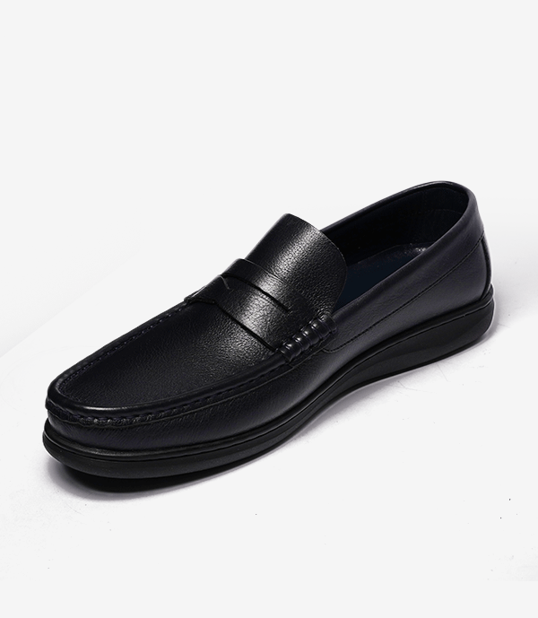 MOCASSIN EDEN En Cuir, Noir – CL146