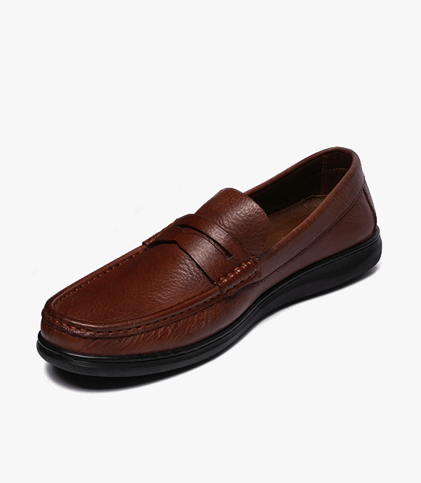 MOCASSIN EDEN En Cuir, Marron – CL146