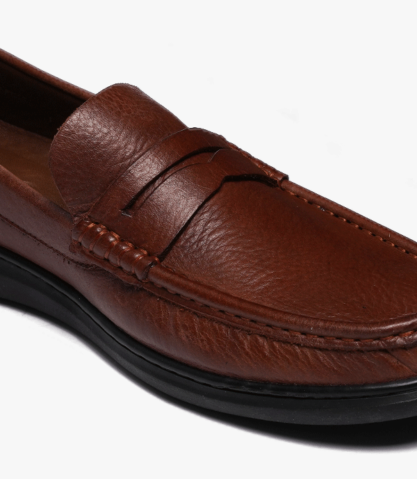 MOCASSIN EDEN En Cuir, Marron – CL146