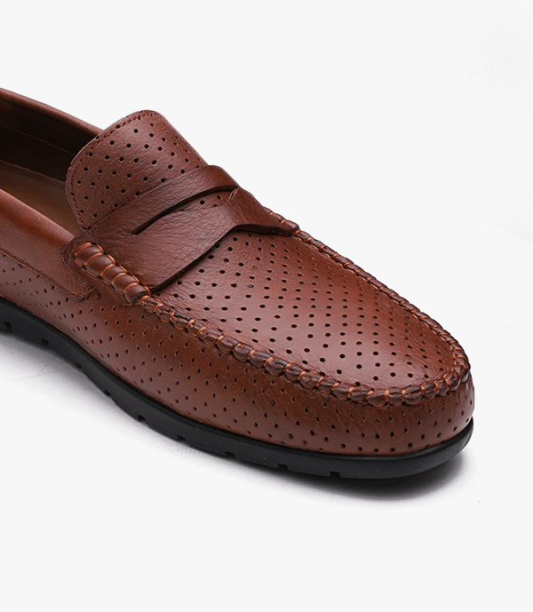 MOCASSIN ILMAR En Cuir Marron – CL066