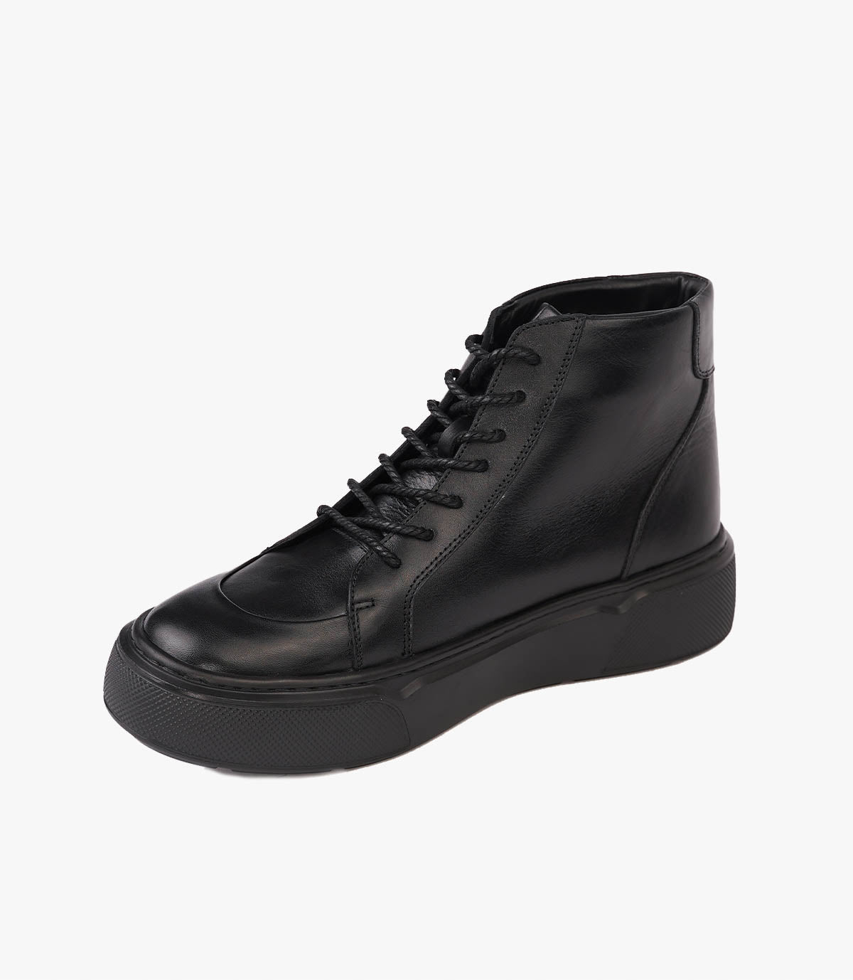 Bottine Lurgan en Cuir, Noir – CL300