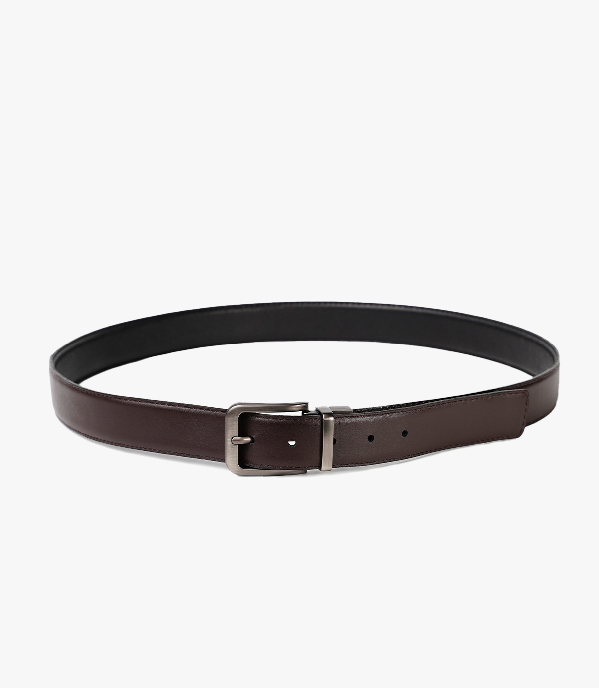 CEINTURE JAY en Cuir, Noir-Marron – CLCLASS