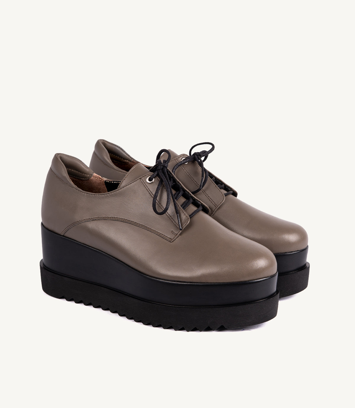 EVAN EN CUIR TAUPE