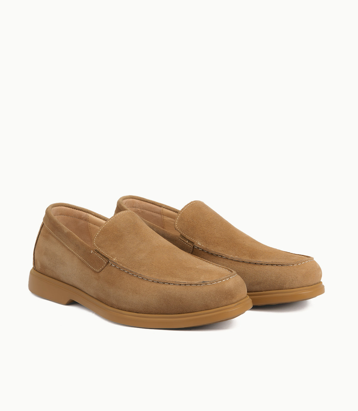 Mocassin Nerio en Daim, Tabac – CL337