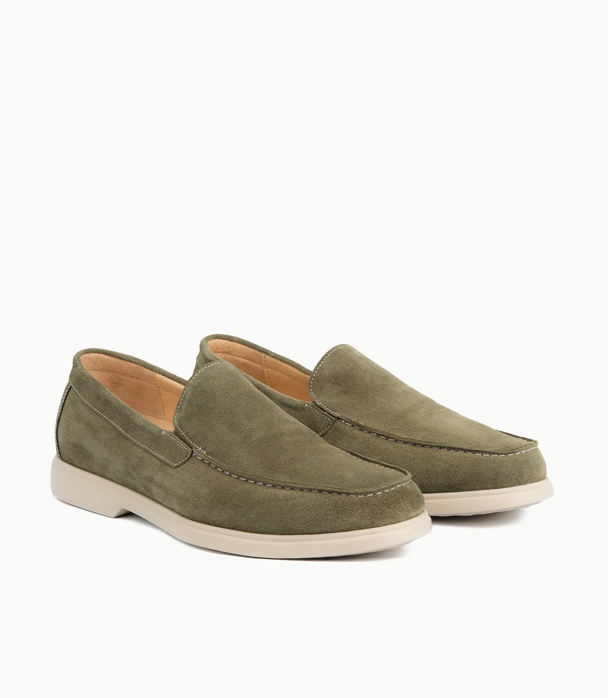 Mocassin Nerio en Daim Vert – CL337
