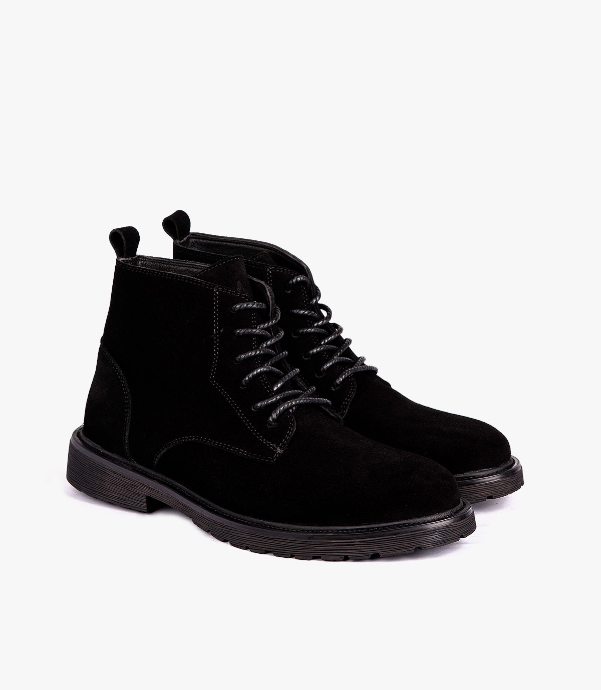 BOTTINE TREVAN EN DAIM NOIR - 4004