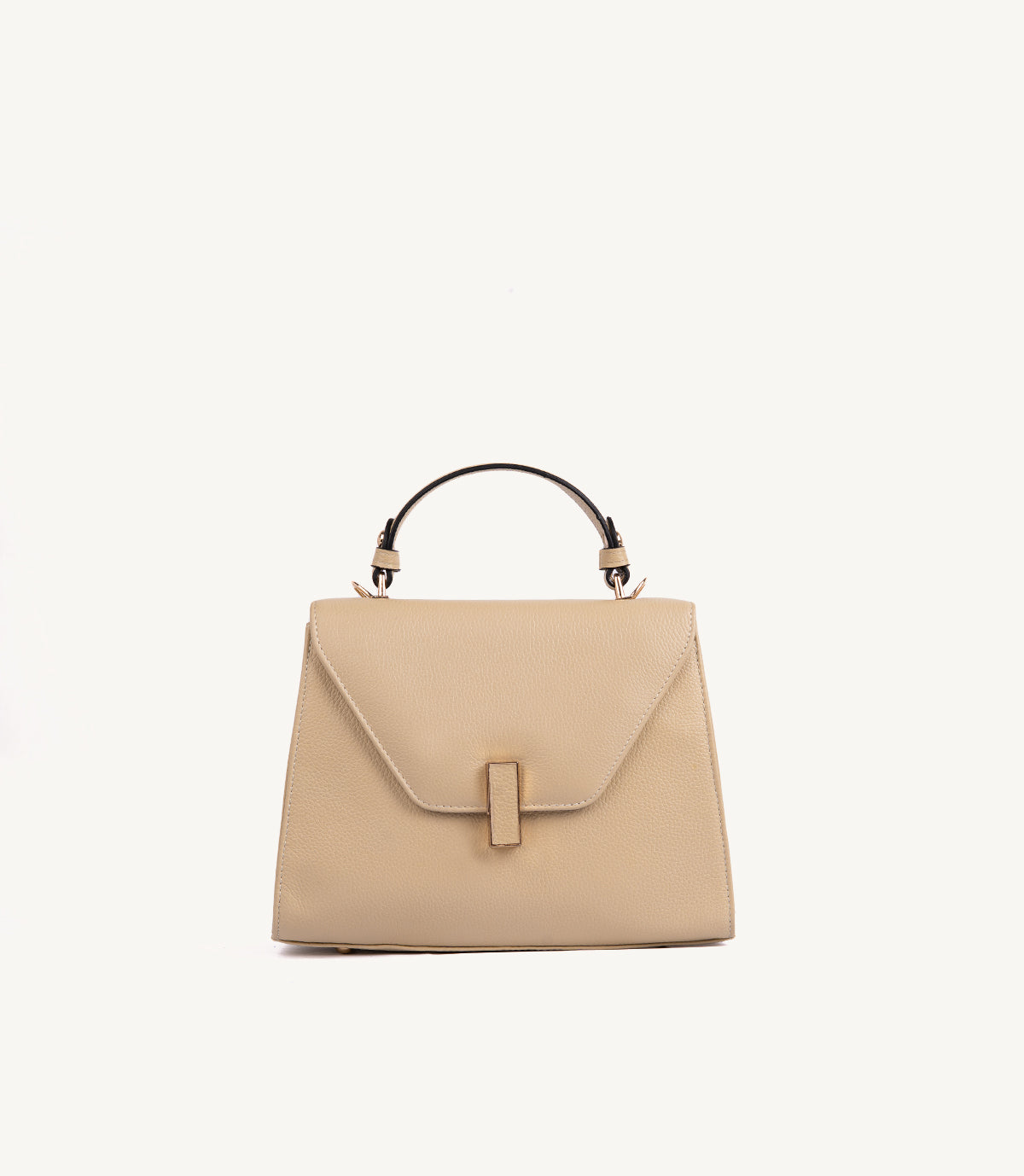 SAC VARENNE EN CUIR GRAINÉ BEIGE - 036