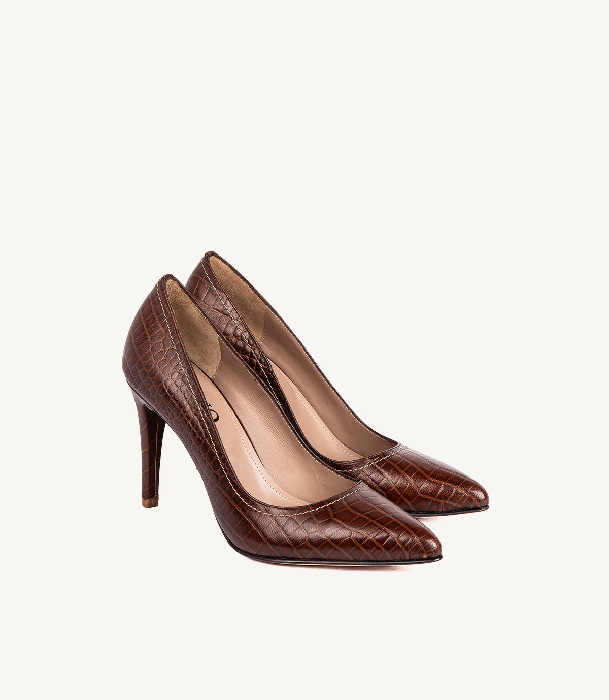 CELINE EN CUIR CROCO GOLD