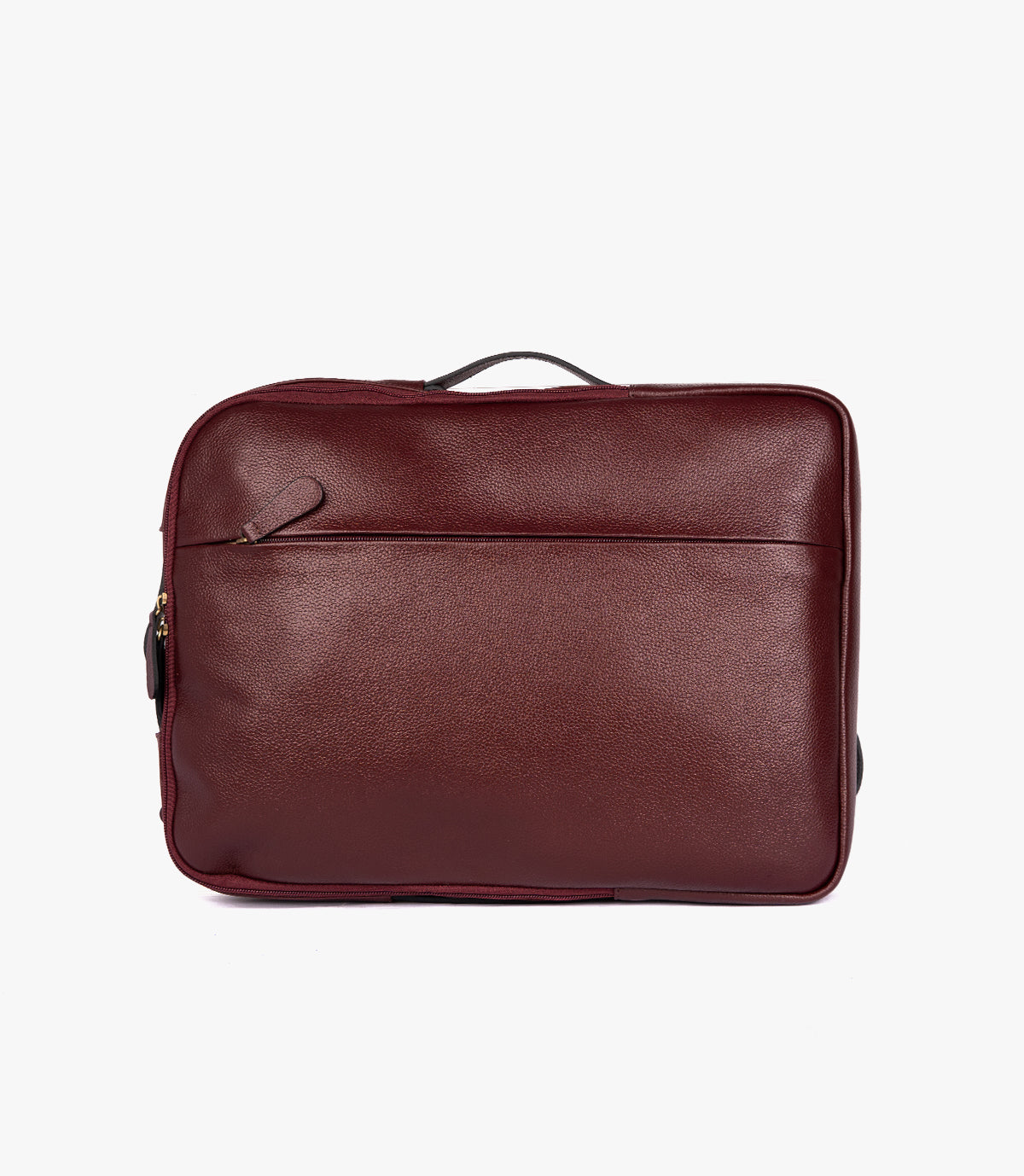 SAC ORDINATEUR MANHATTAN EN CUIR, BORDEAUX - 040