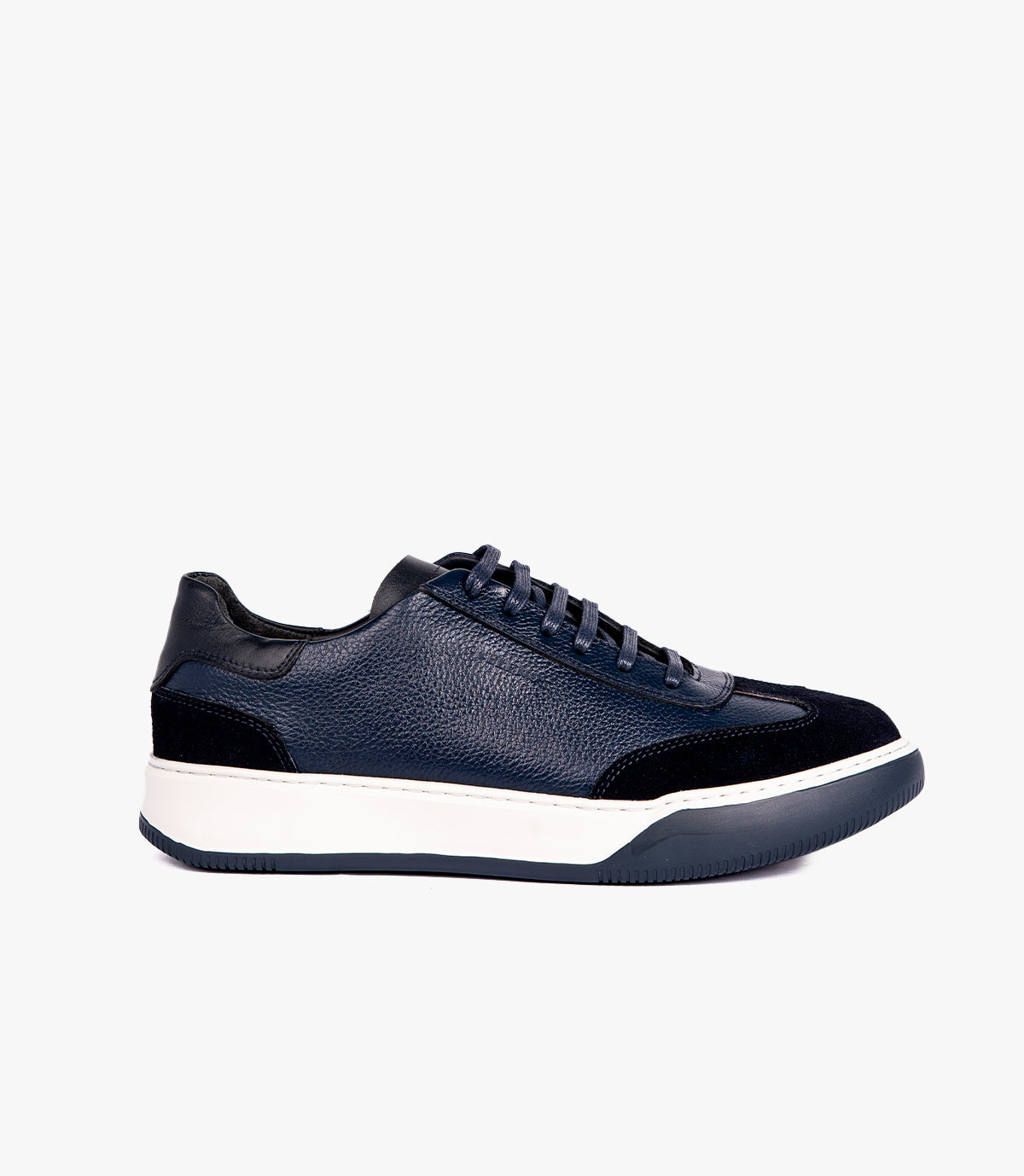 RIVOLI EN CUIR ET DAIM BLEU NUIT – CL7008