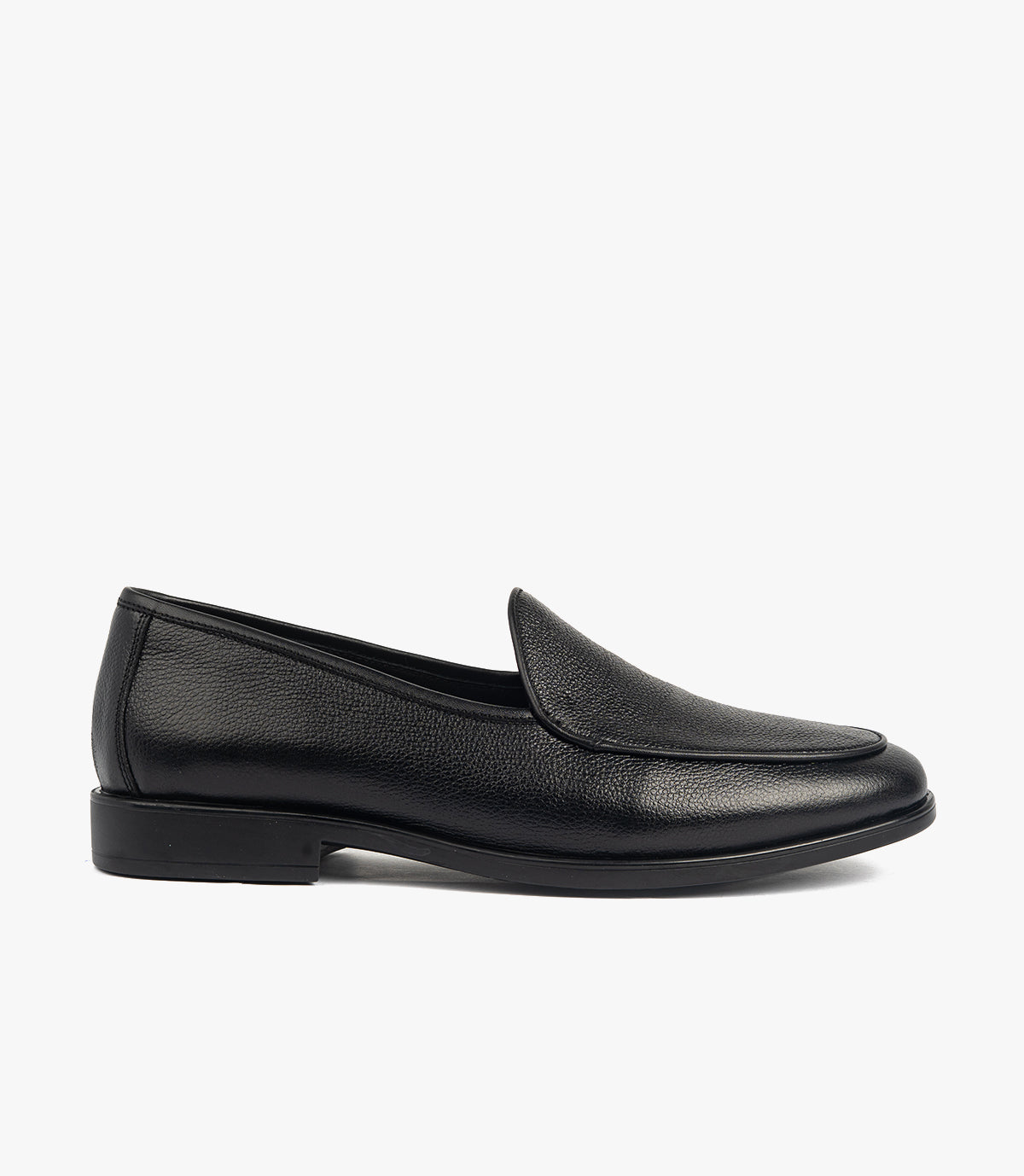 Mocassin Monaco en Cuir, Noir - CL386