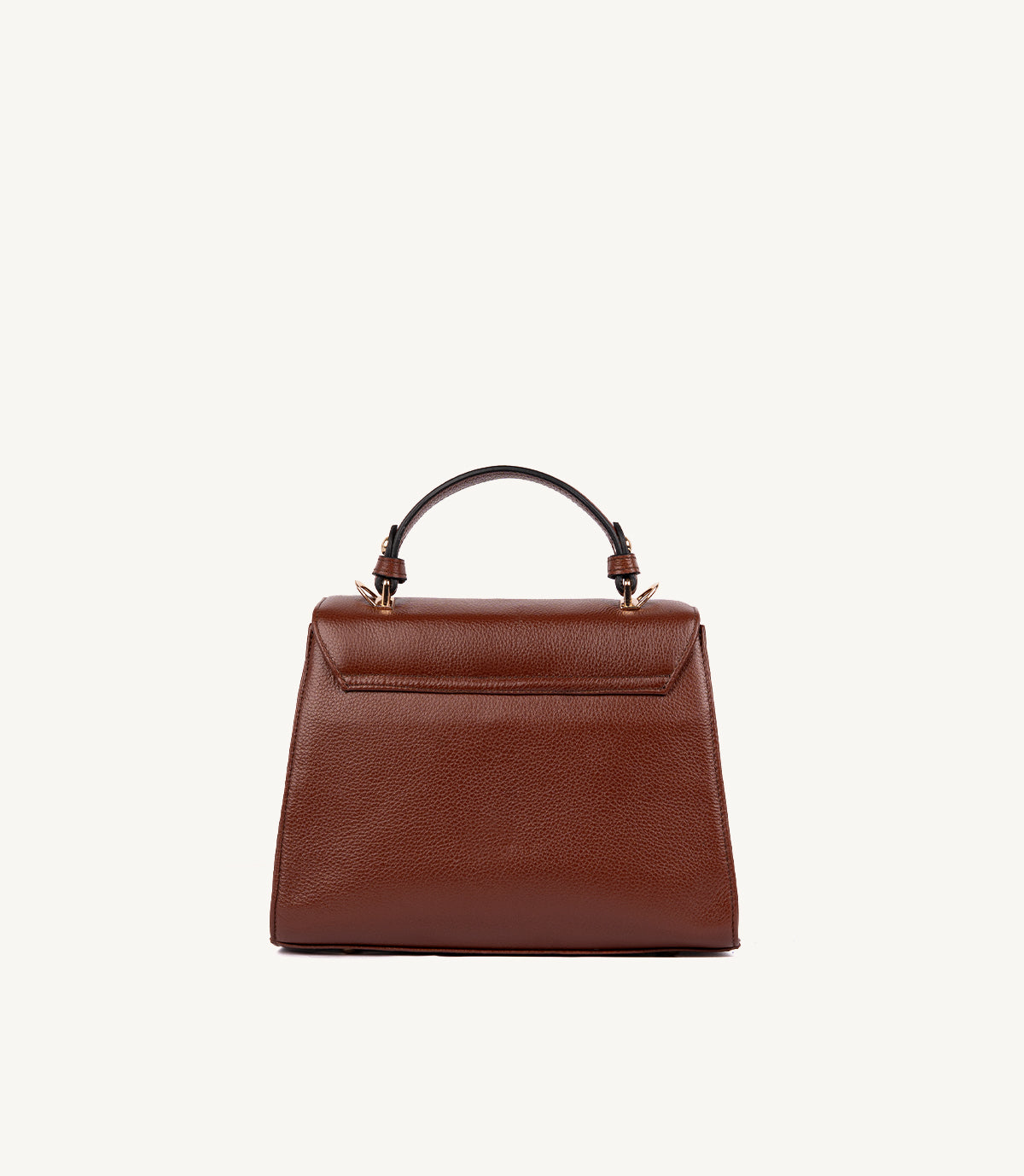 SAC VARENNE EN CUIR GRAINÉ MARRON - 036