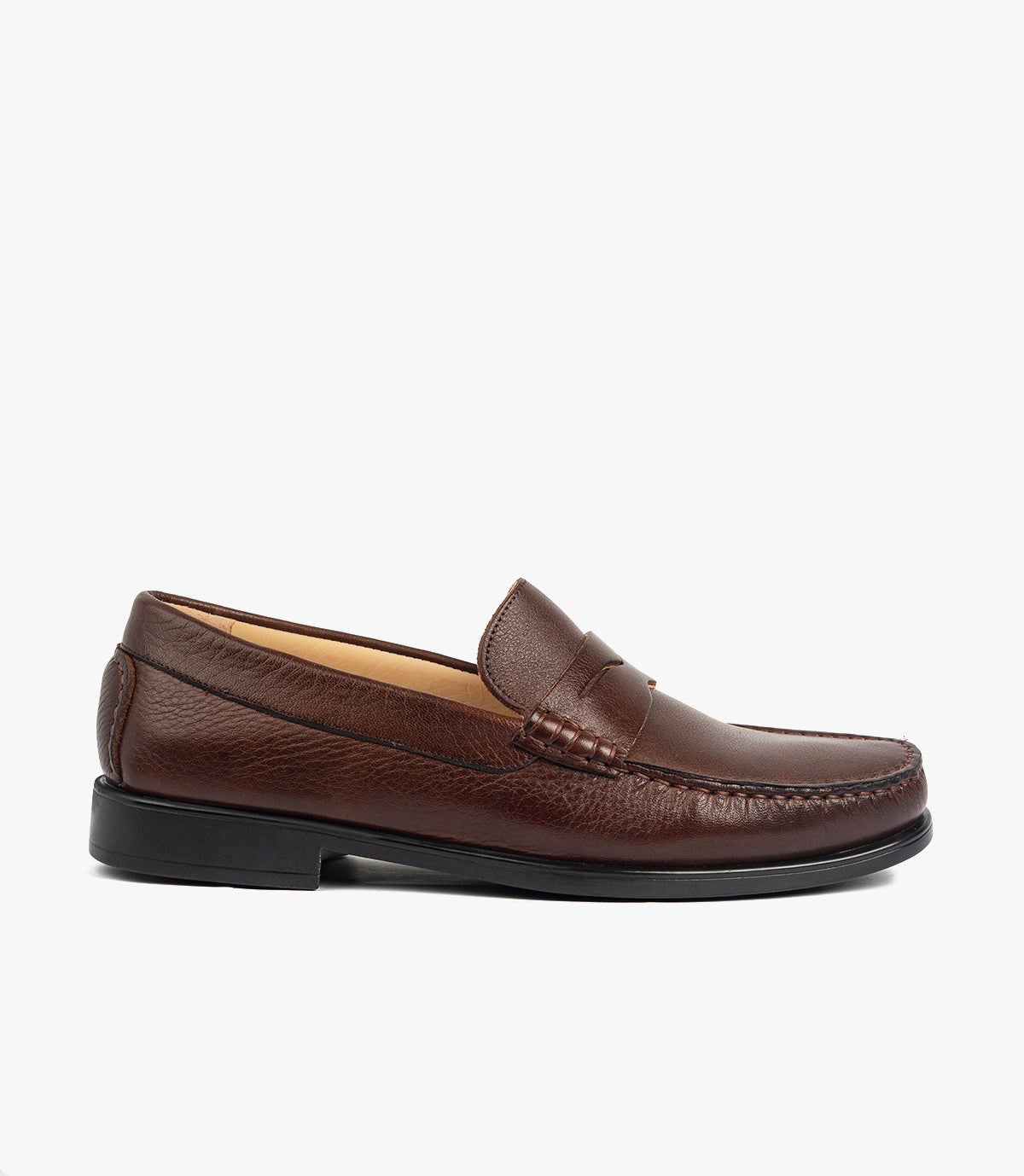 Mocassin ORSON en Cuir, Marron – CL110