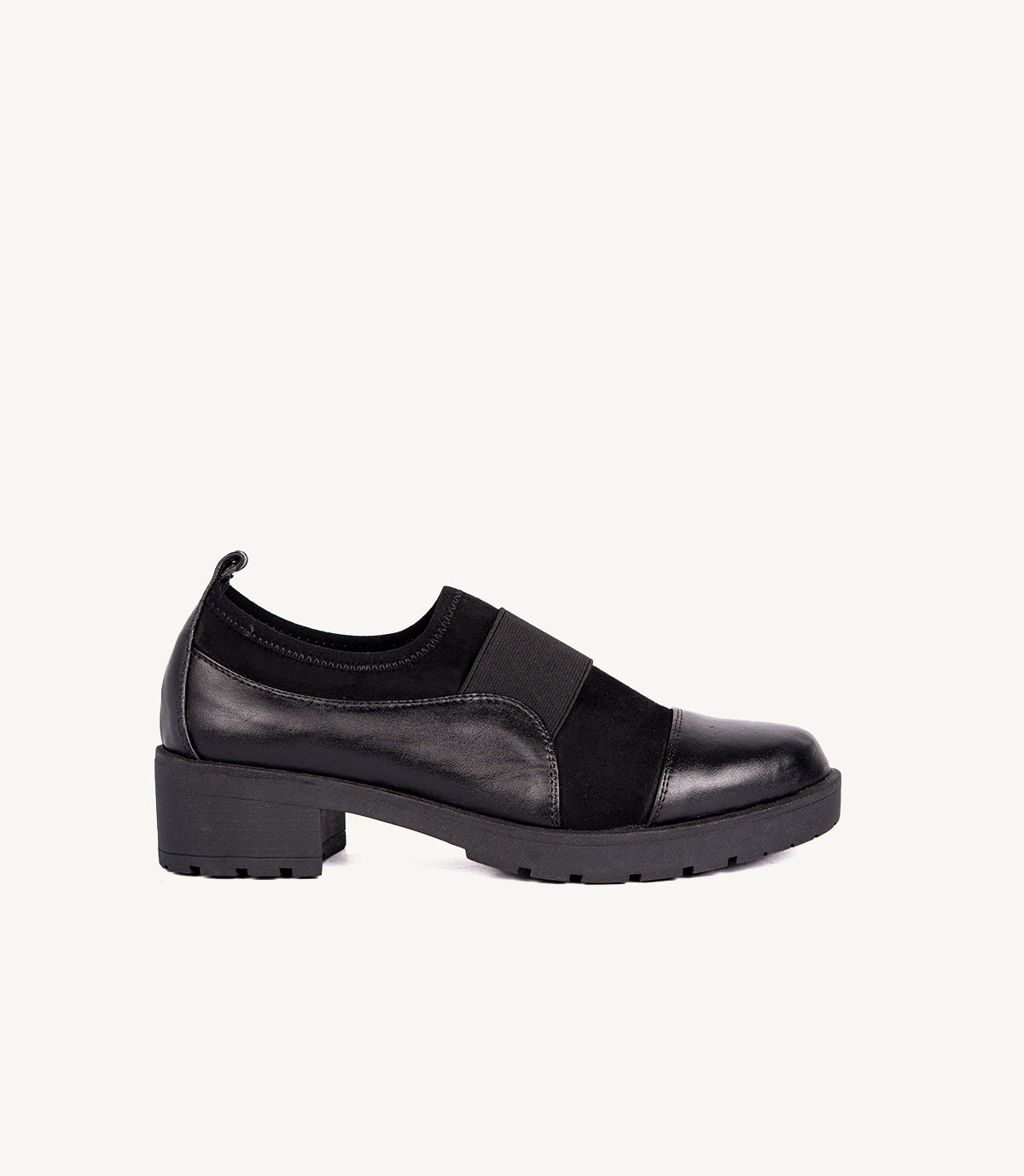 MILA EN CUIR ET DAIM NOIR – CL2505