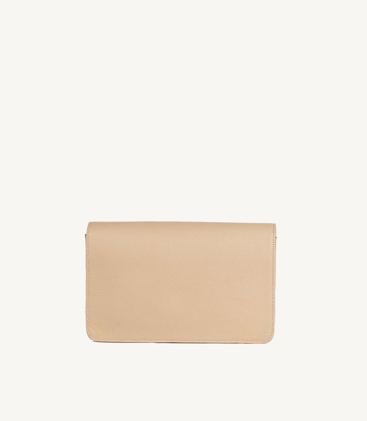SAC MODENA EN CUIR GRAINÉ BEIGE - 035