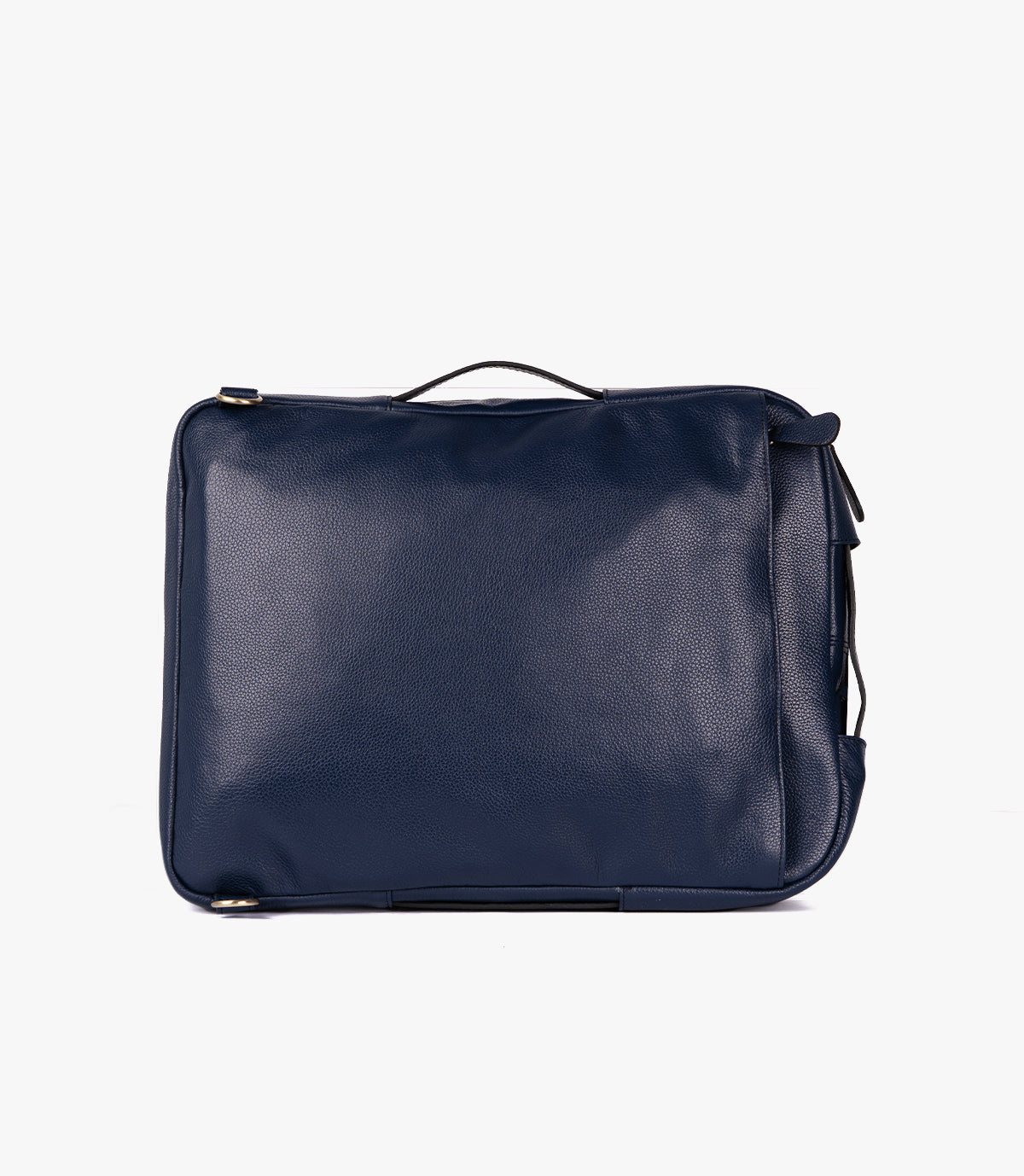 SAC ORDINATEUR MANHATTAN EN CUIR, BLEU MARINE - 040