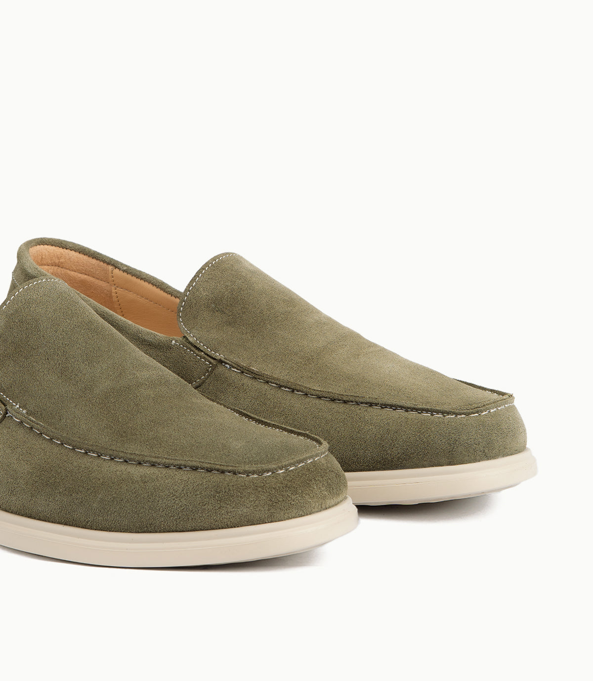 Mocassin Nerio en Daim Vert – CL337