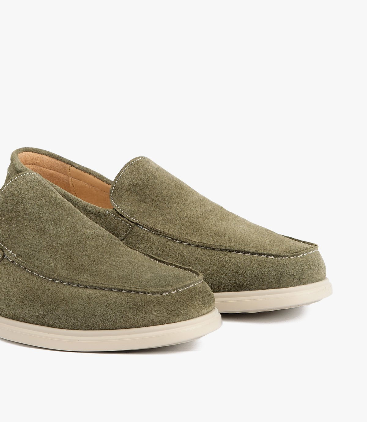 Mocassin Nerio en Daim Vert – CL337