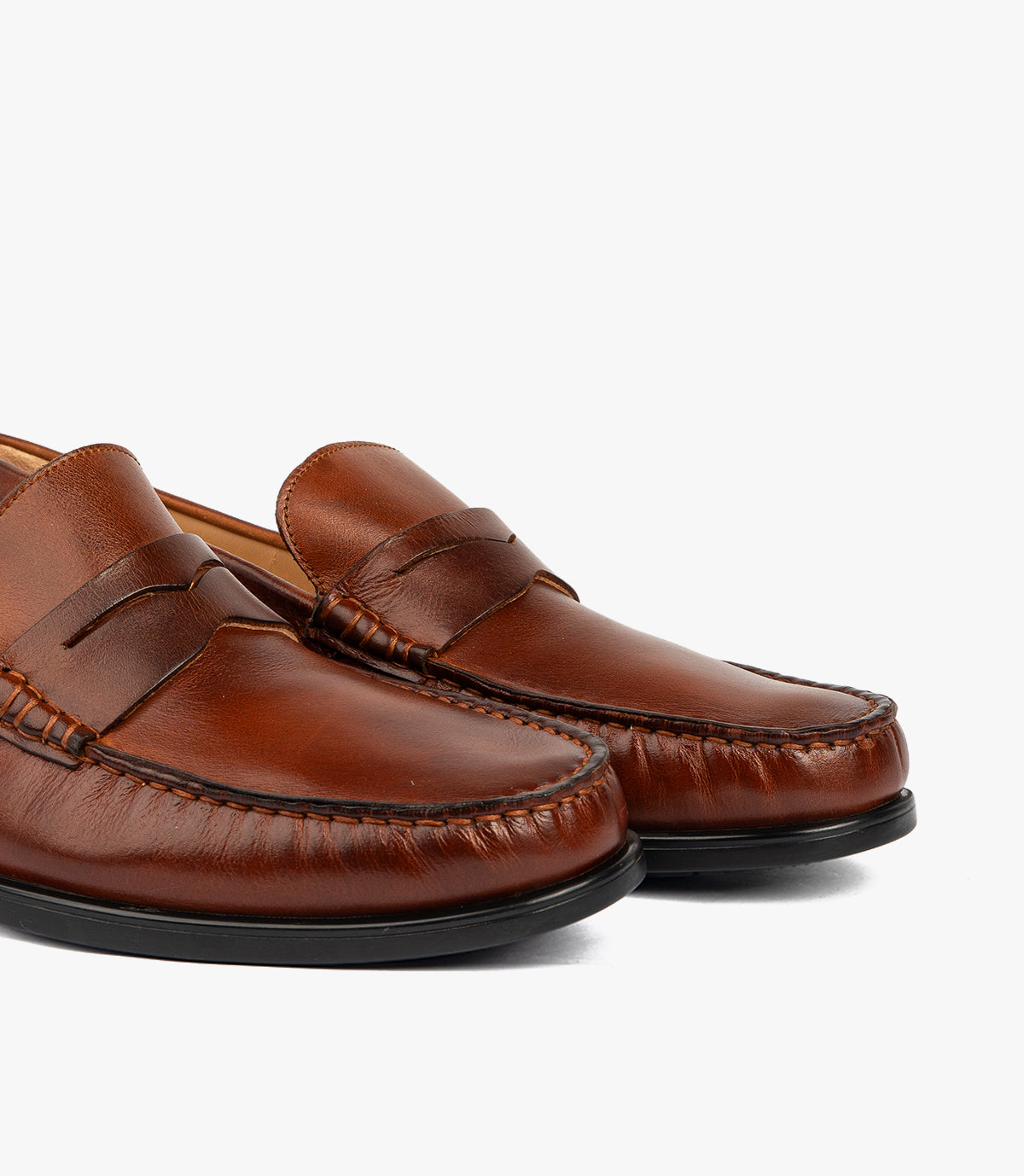 Mocassin ORSON en Cuir, Tabac – CL110