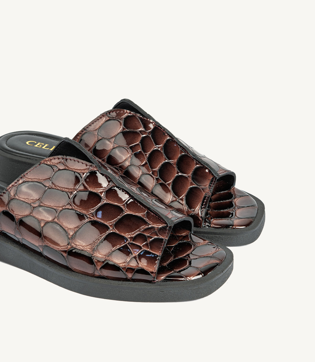 1894- SORENA CROCO MARRON
