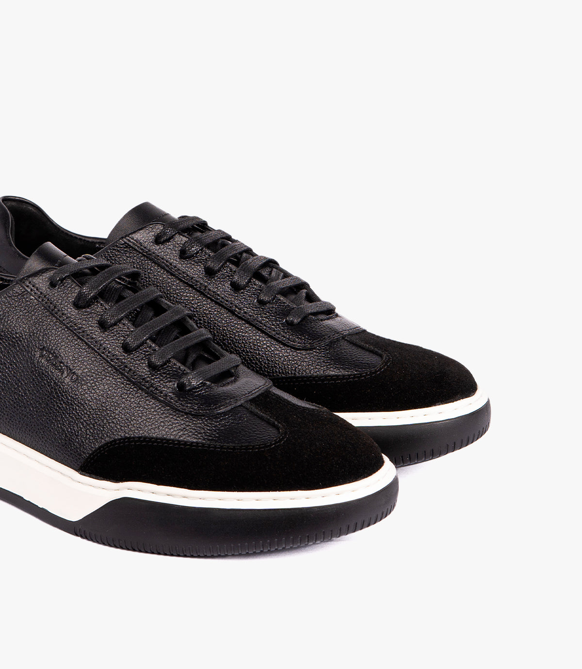 RIVOLI EN CUIR ET DAIM NOIR – CL7008
