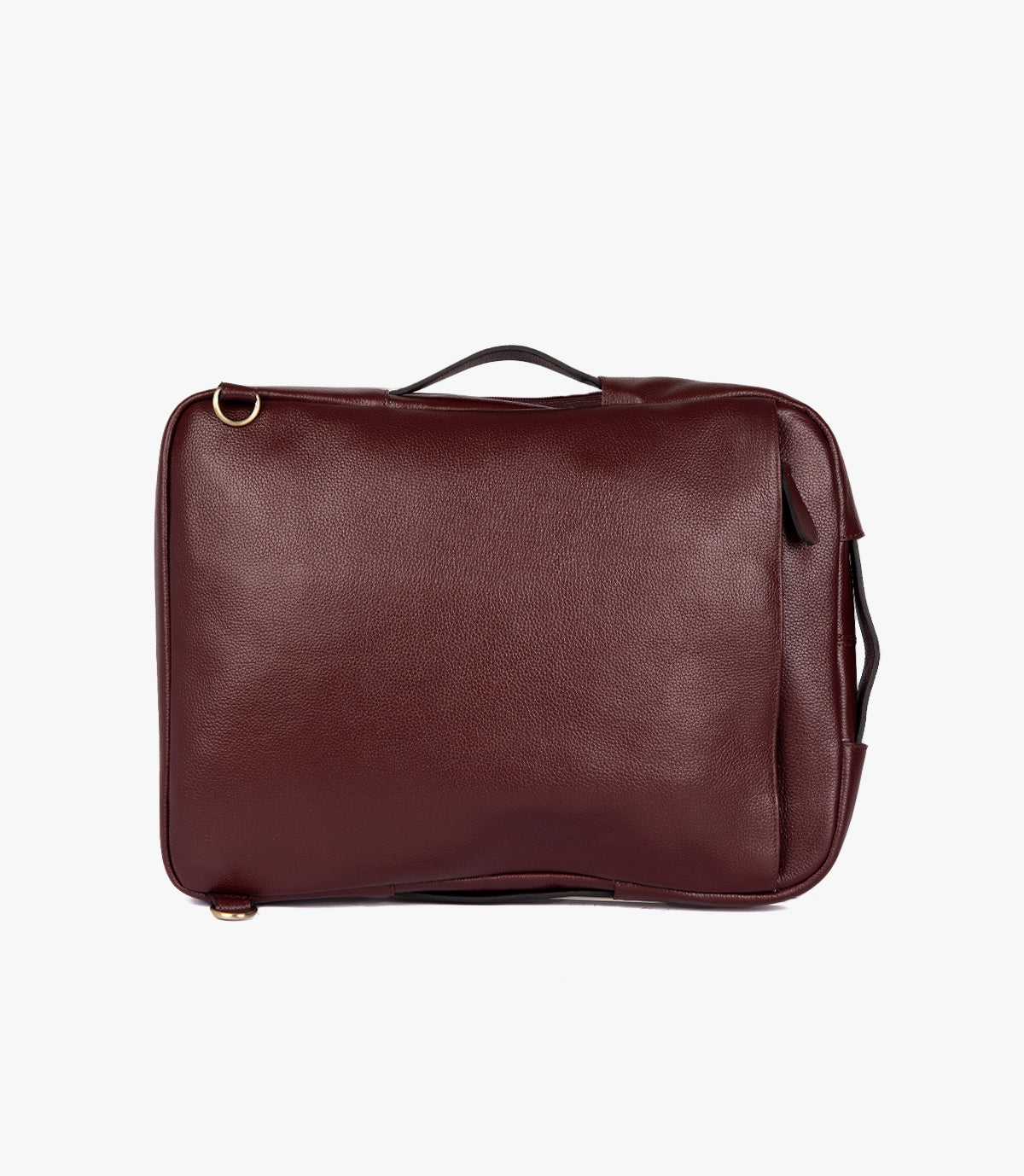 SAC ORDINATEUR MANHATTAN EN CUIR, BORDEAUX - 040