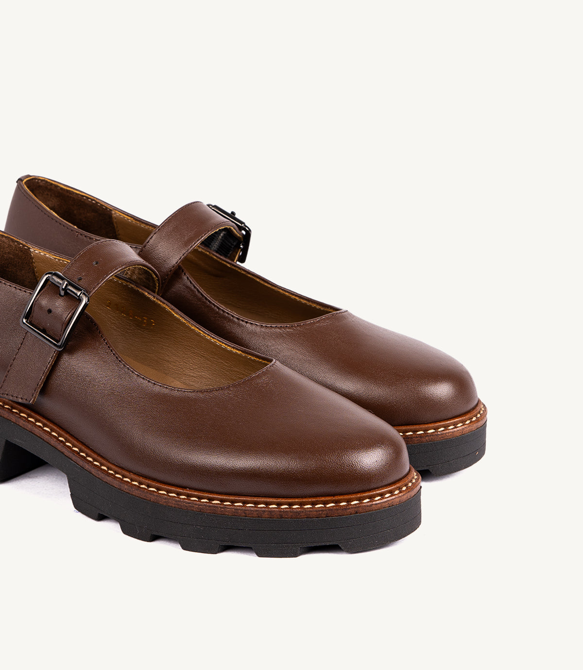 NAYA EN CUIR MARRON – CL2128