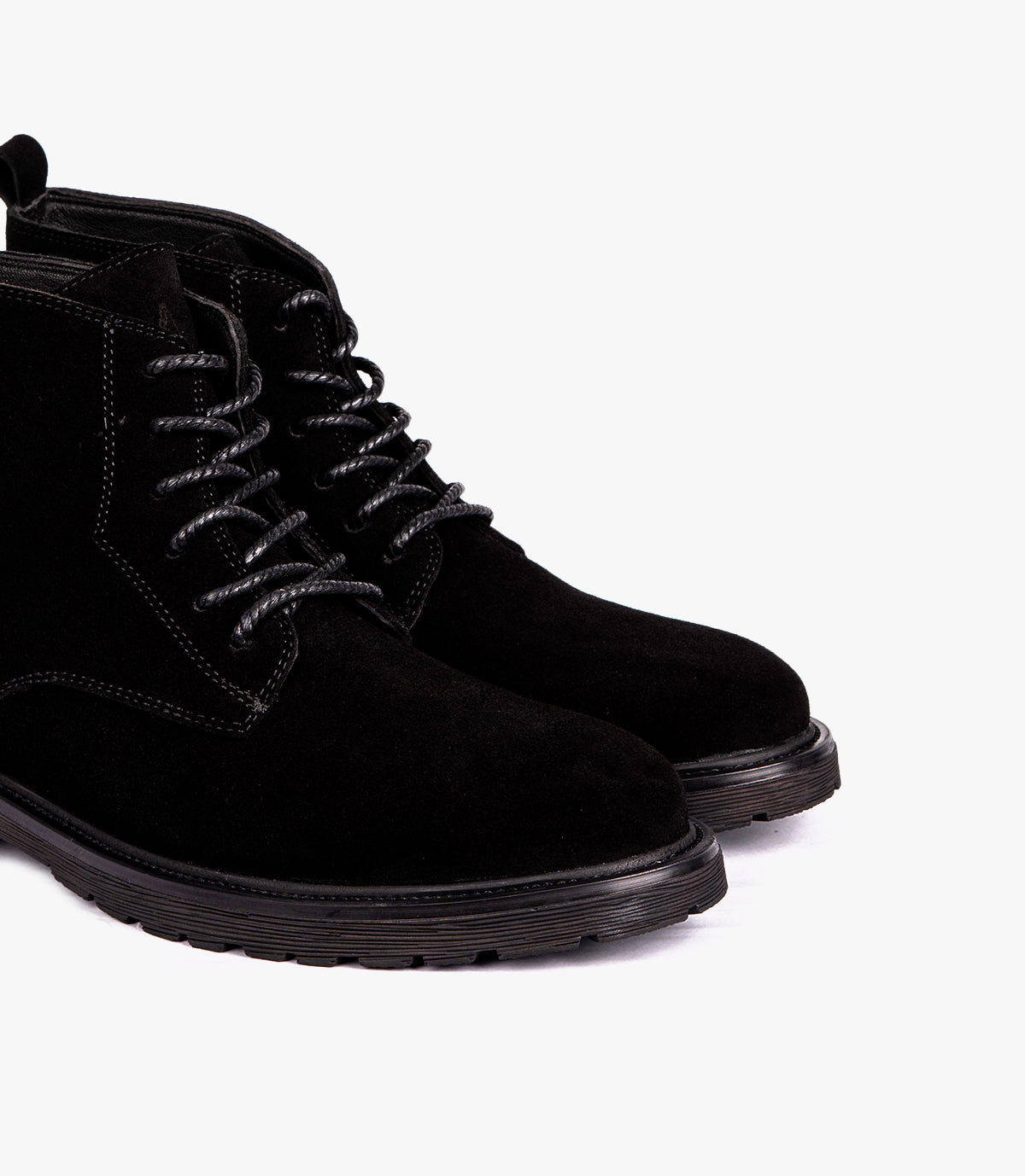 BOTTINE TREVAN EN DAIM NOIR - 4004