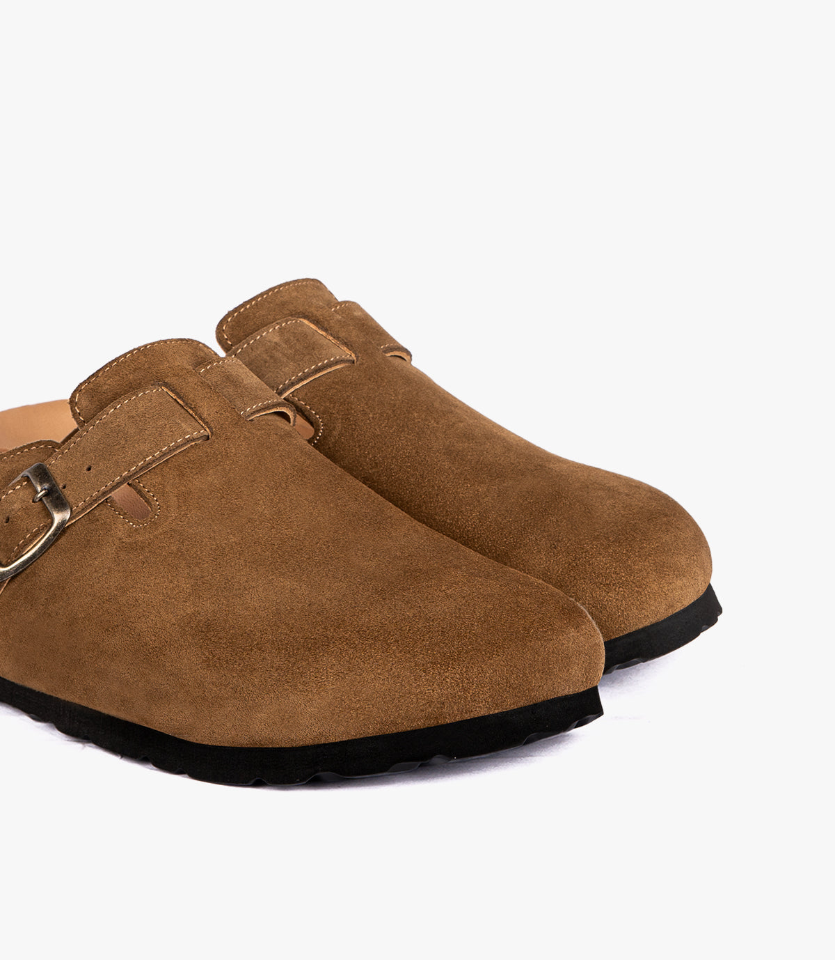 SABOT EN DAIM TABAC - SL07