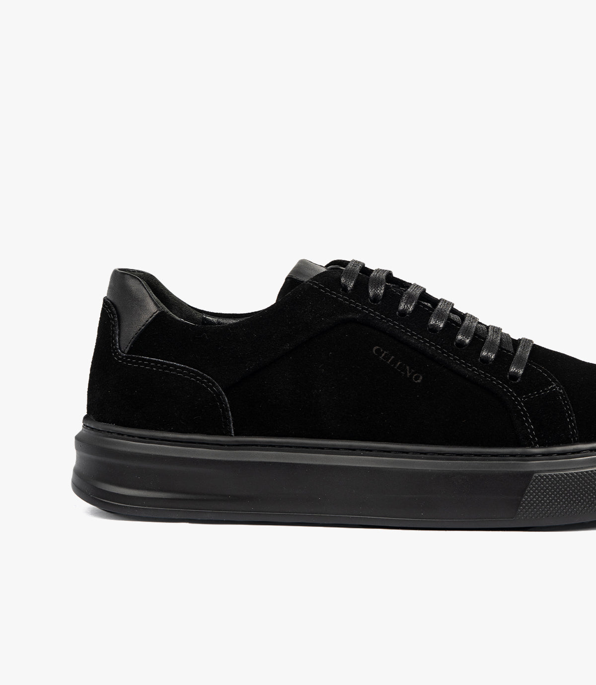 BASKET SUEDE en Daim, Noir – CL6063