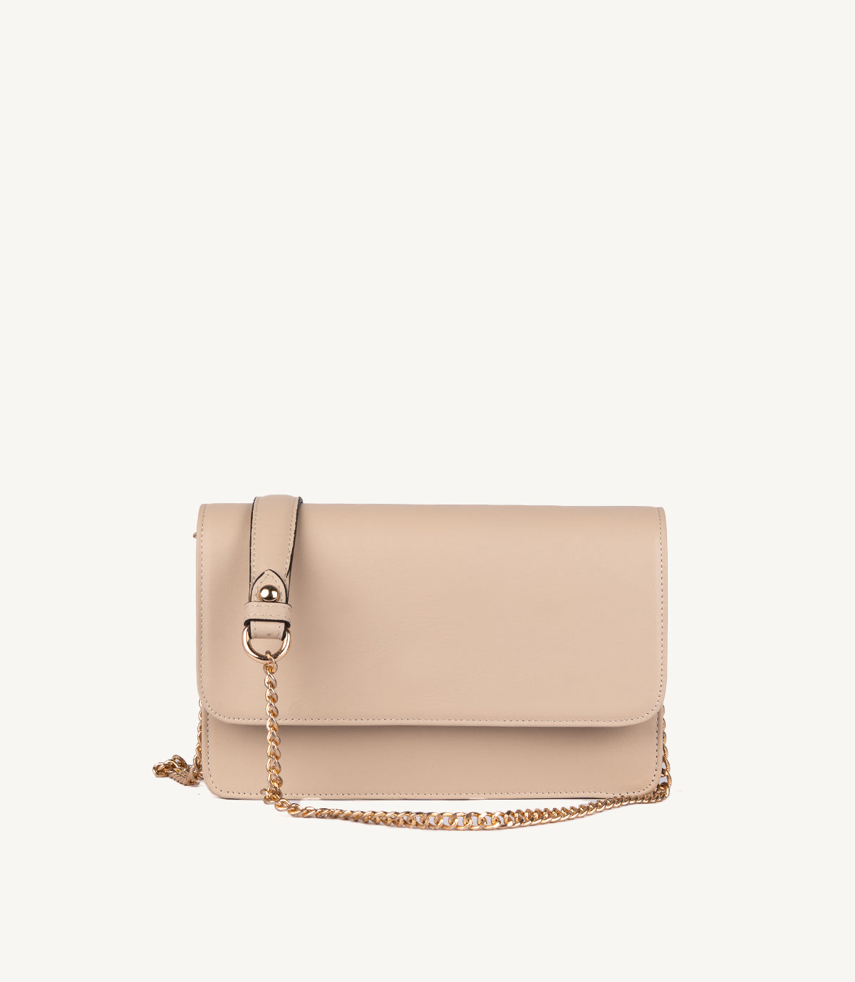 MODENA EN CUIR LISSE BEIGE - 035