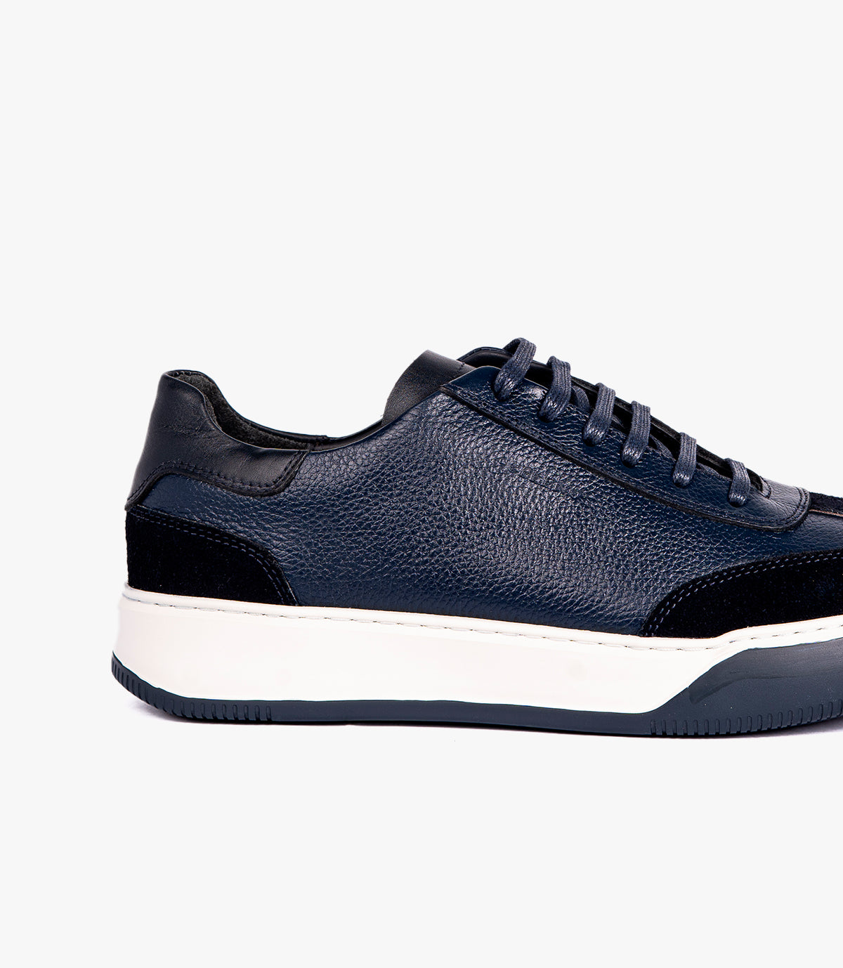 RIVOLI EN CUIR ET DAIM BLEU NUIT – CL7008