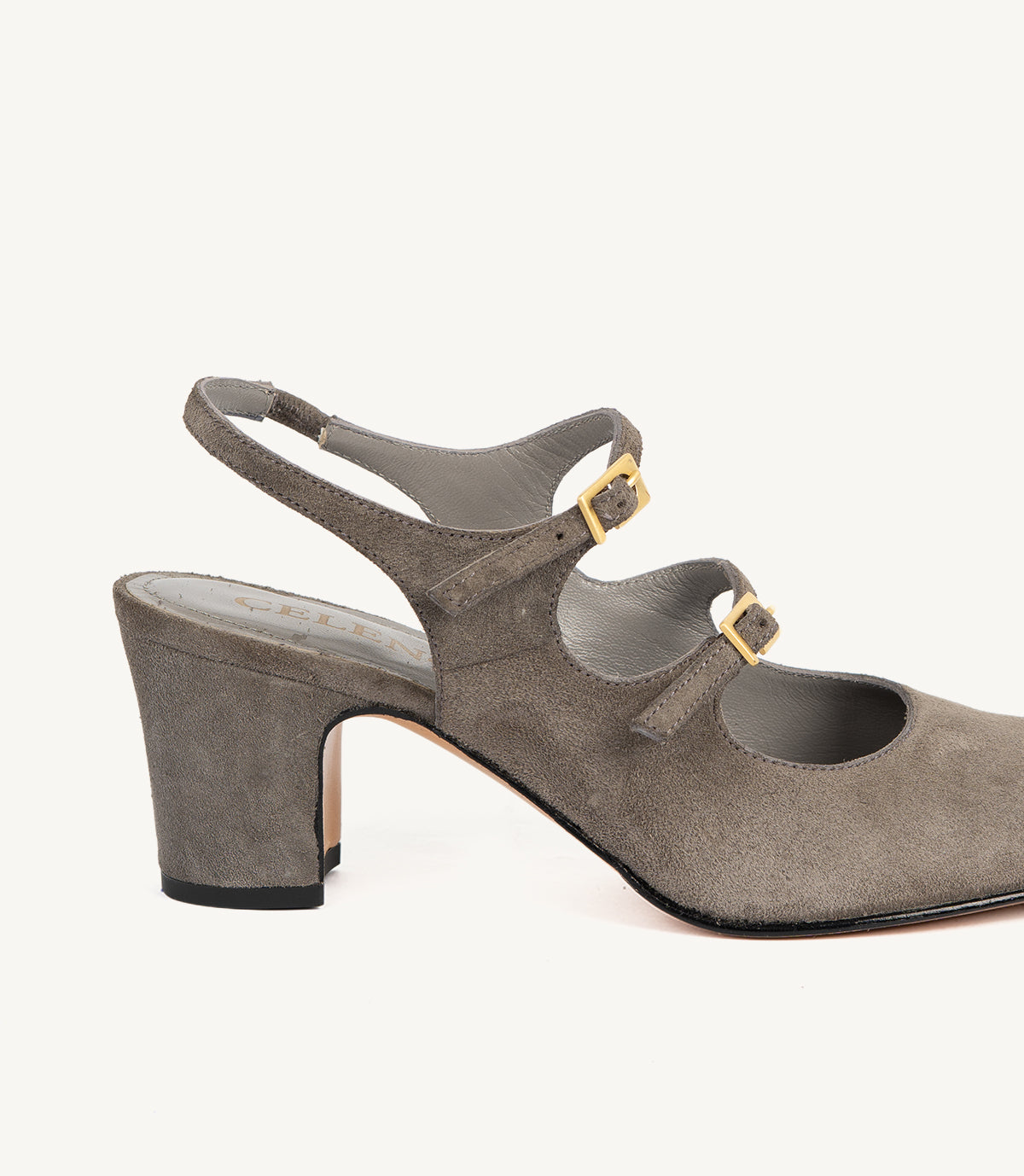 Escarpins BORA en Daim , Taupe