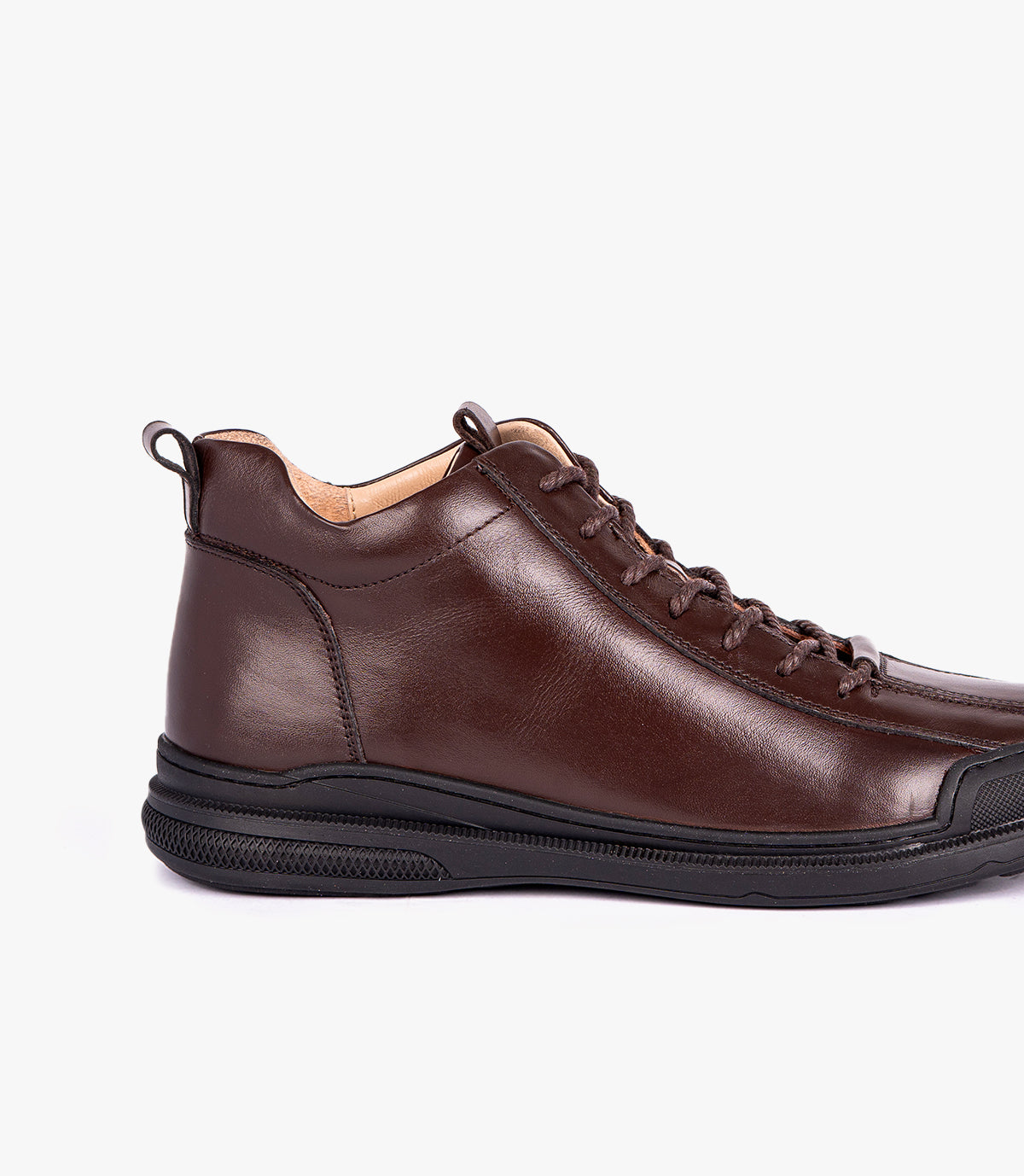 BOTTINE NIVEN EN CUIR MARRON - 346