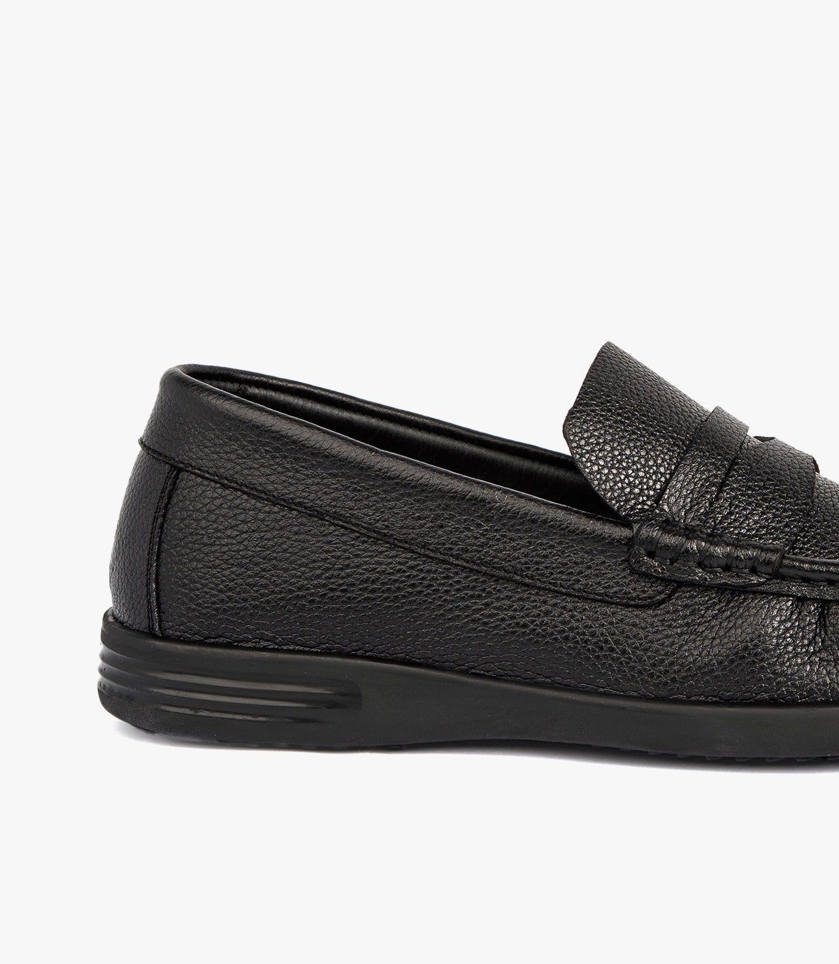 MOCASSIN EDEN EN CUIR, NOIR – CL146
